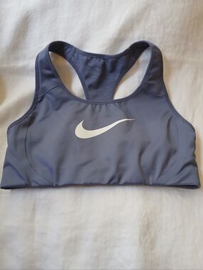 Nike Purple Sports Bra Pullover Racerback Activewear No Padding Size Small